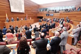 pleno cortes castilla y león|ilumnicación cortes cyl|logo dia mundial autismo