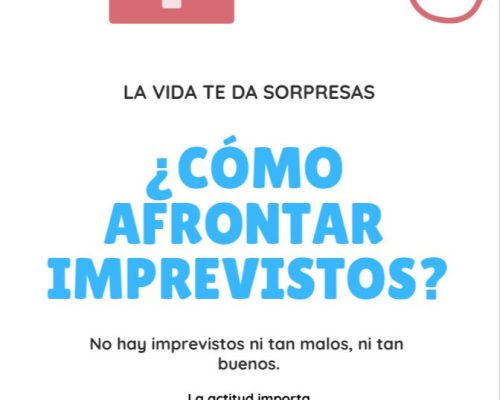 ¿Cómo afrontar imprevistos?